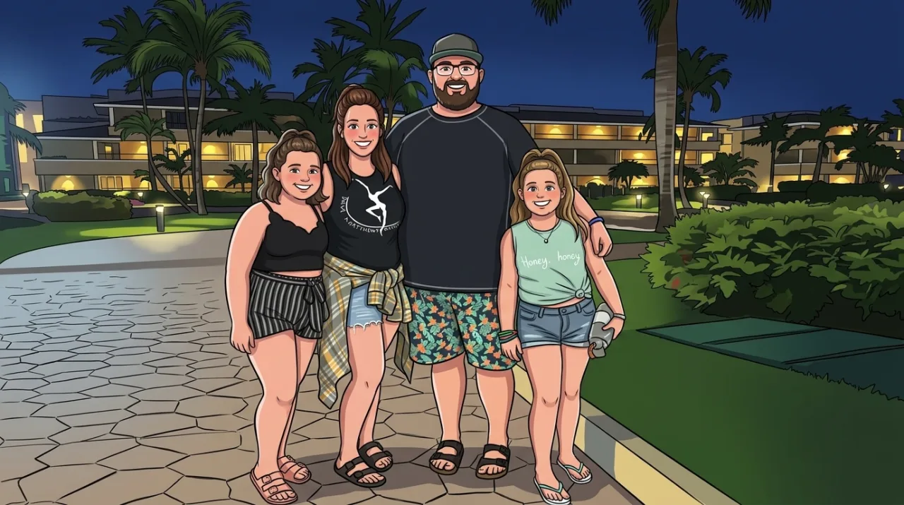 Greg with his family